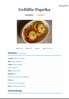gefüllte Paprika